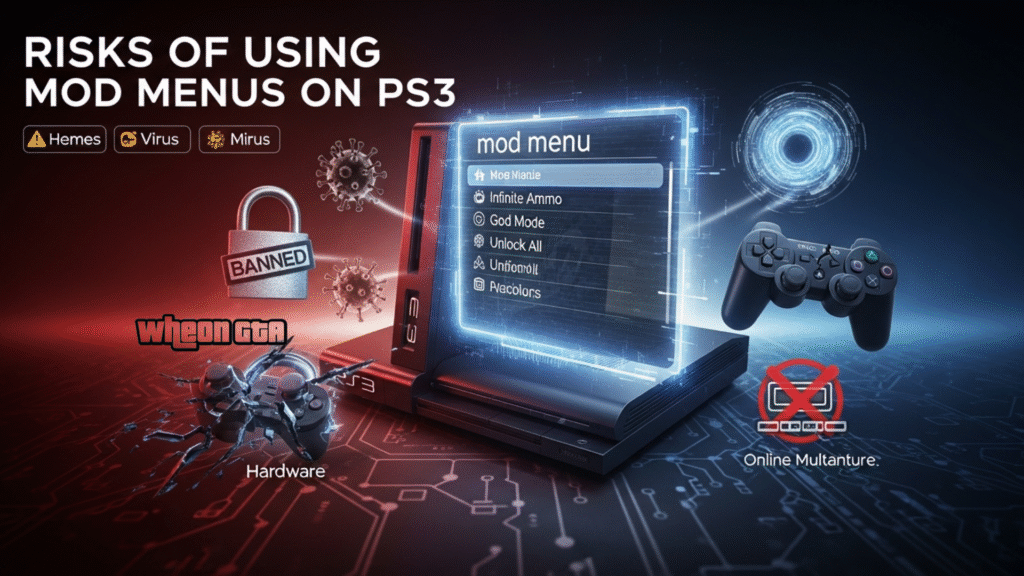 Grand Theft Auto V Mod Menu PS3