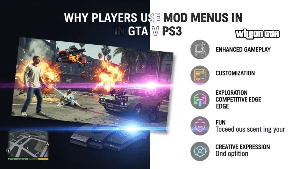 Grand Theft Auto V Mod Menu PS3