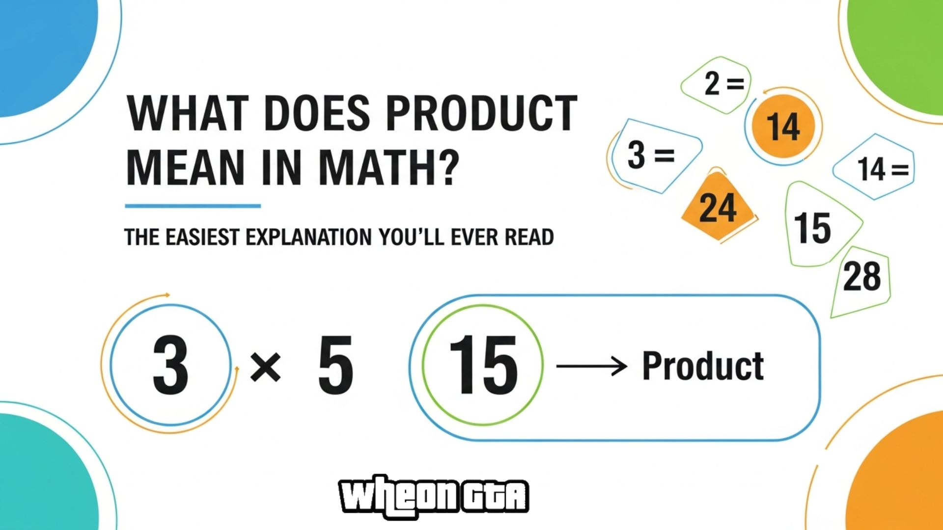 Product Mean in Math