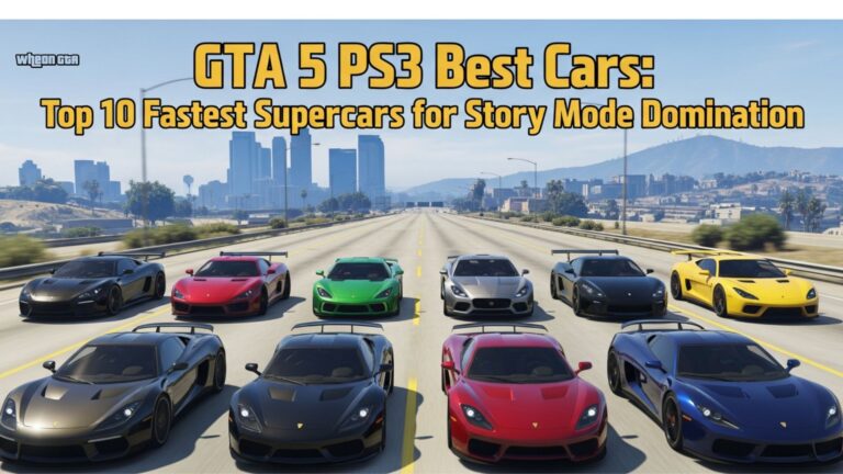 GTA 5 PS3 Best Cars
